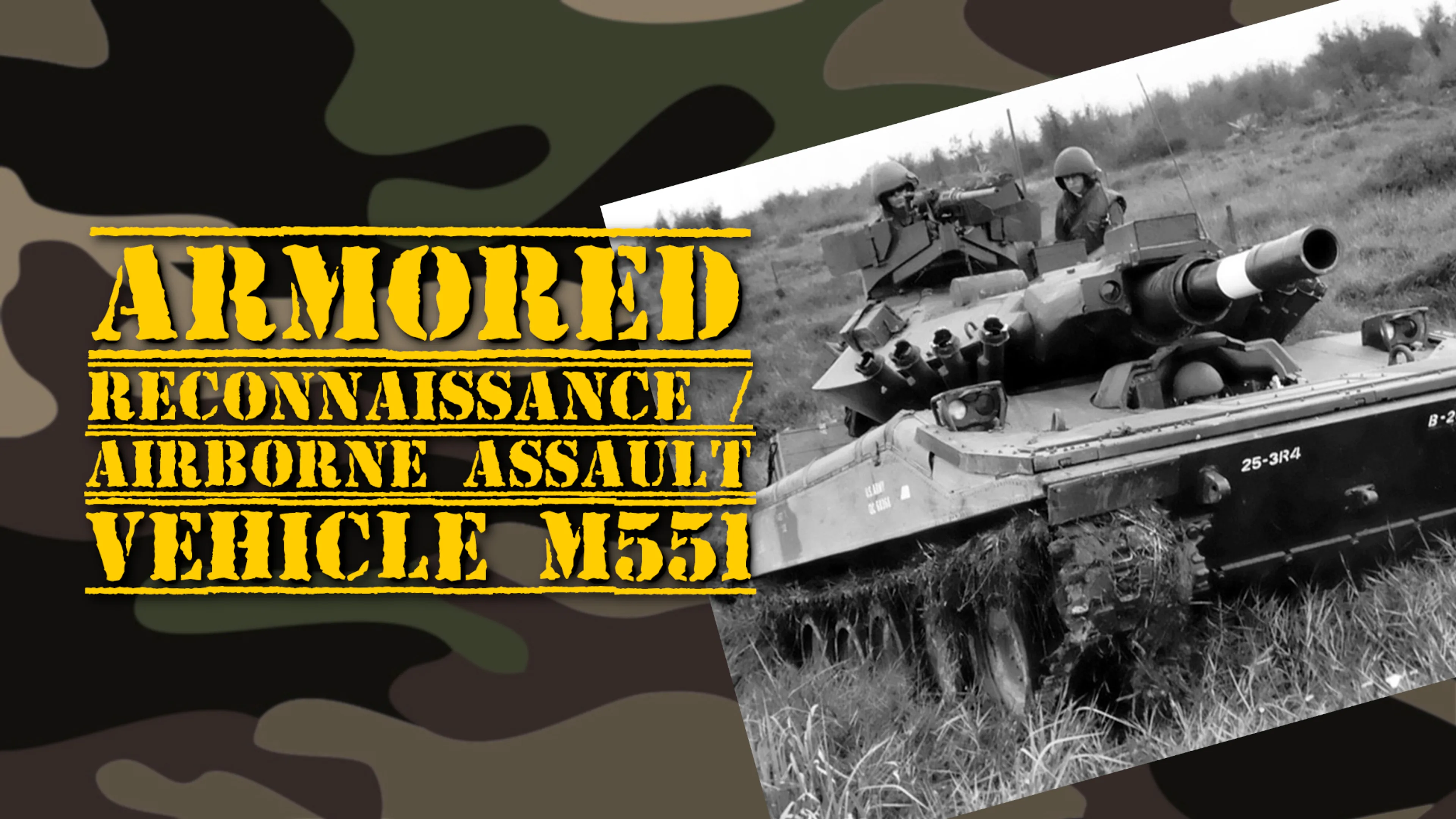Armored Reconnaissance/Airborne Assault Vehicle M551 poster
